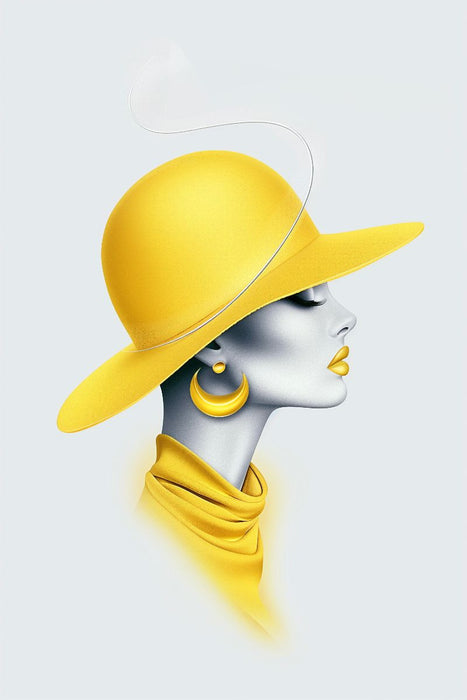 Premium Textil-Leinwand Chic Happens