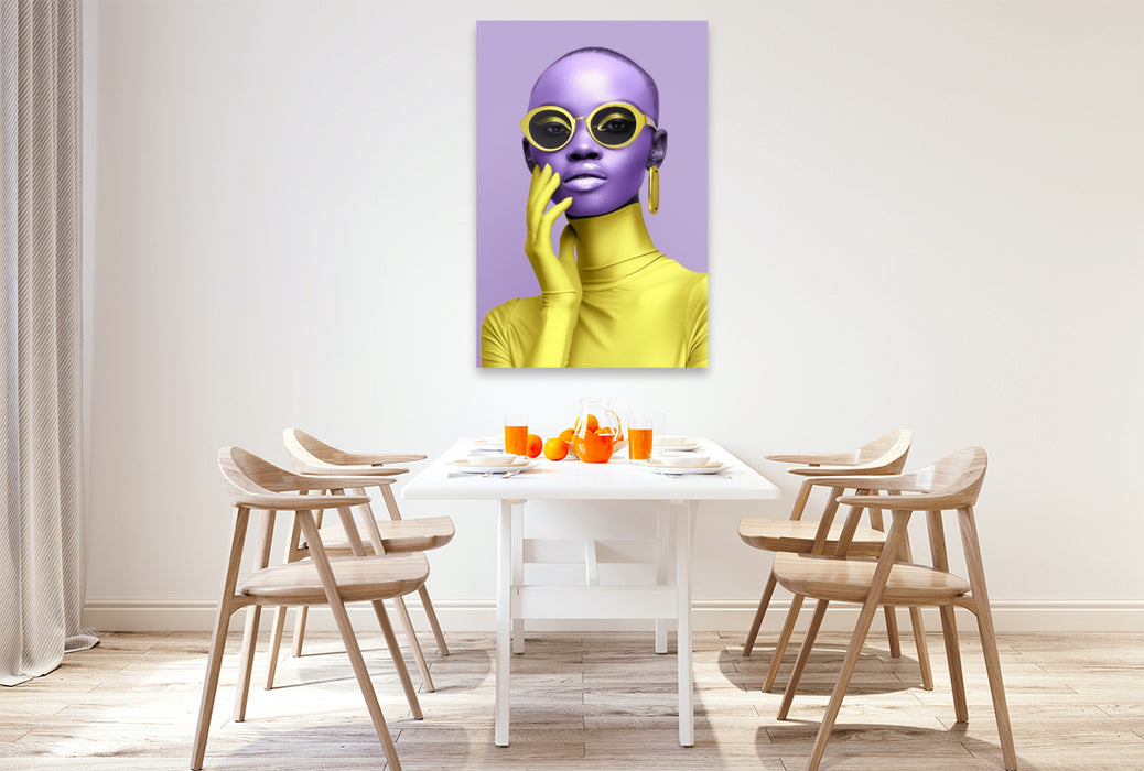 Premium Textil-Leinwand Sassy Since Forever