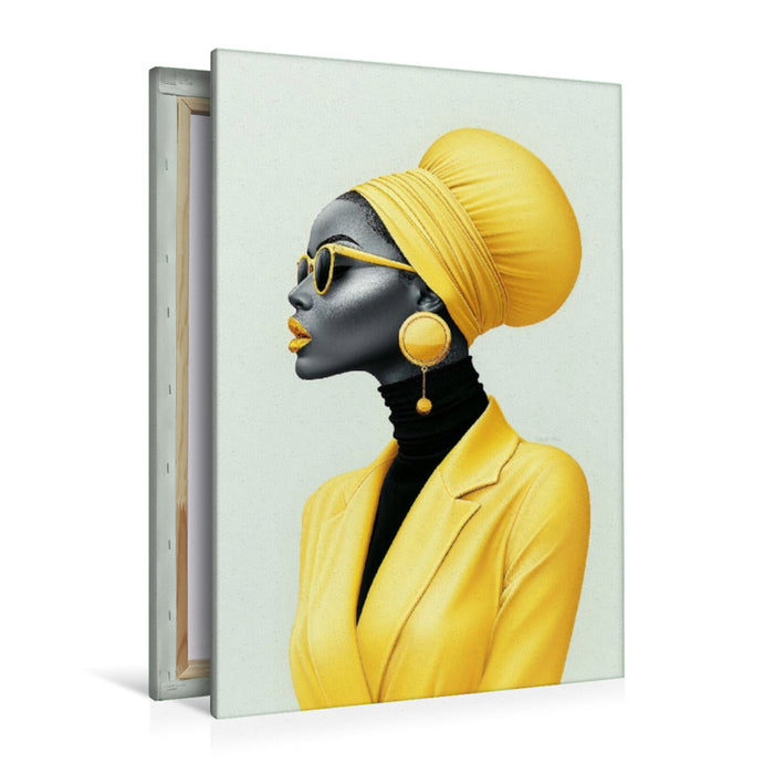 Premium Textil-Leinwand Haute & Loud