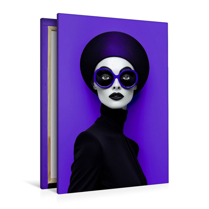 Premium Textil-Leinwand Ein Motiv aus dem Kalender Fashion im Pop-Art