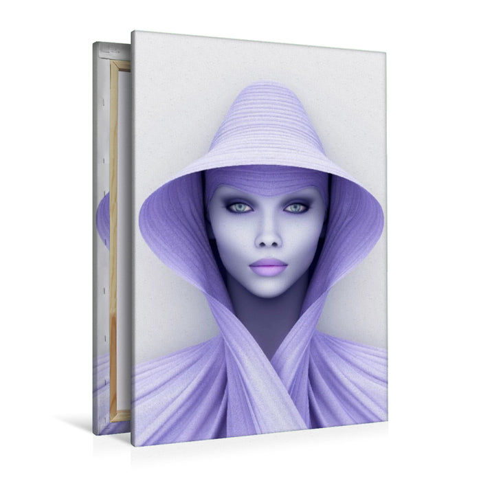 Premium Textil-Leinwand Ein Motiv aus dem Kalender Fashion im Pop-Art