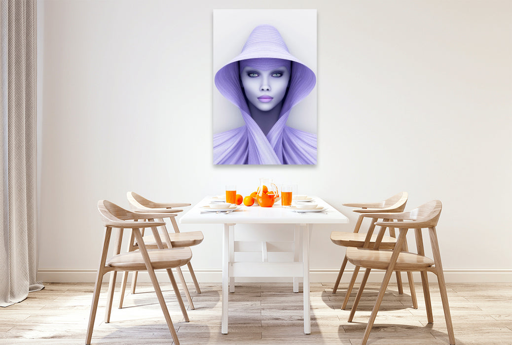 Premium Textil-Leinwand Ein Motiv aus dem Kalender Fashion im Pop-Art