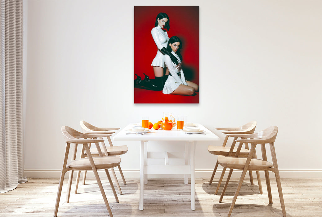 Premium Textil-Leinwand Latex Obsession