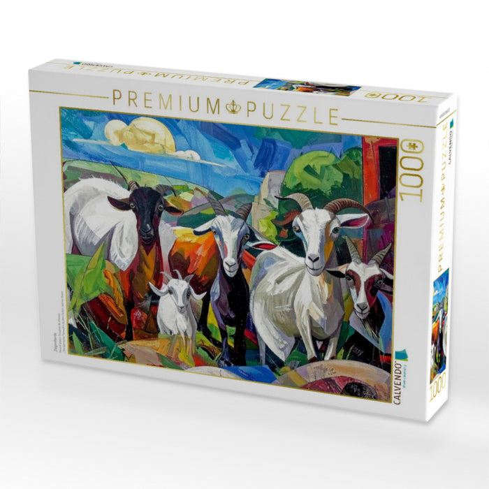 Ziegenherde - CALVENDO Foto-Puzzle'
