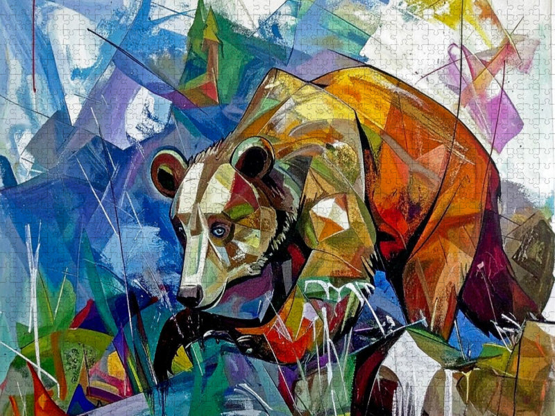 Braunbär - CALVENDO Foto-Puzzle'