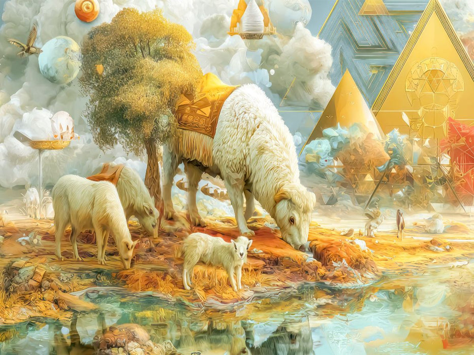 Paradies für Tiere - CALVENDO Foto-Puzzle'