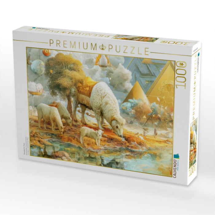 Paradies für Tiere - CALVENDO Foto-Puzzle'