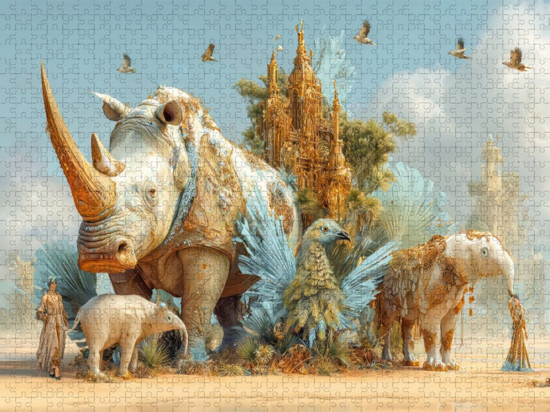 Tierparadies - CALVENDO Foto-Puzzle'