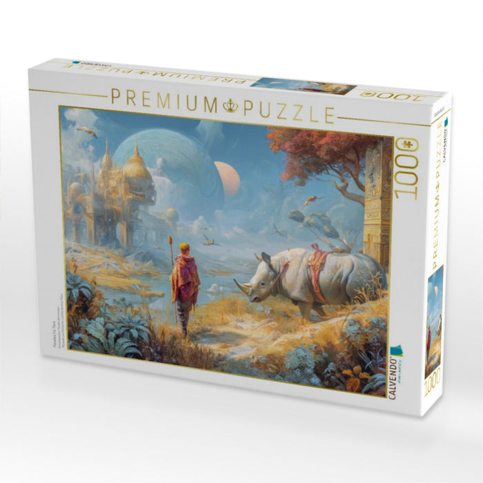 Paradies für Tiere - CALVENDO Foto-Puzzle'