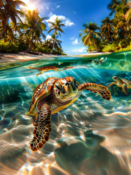 Flosse frei fürs Abenteuer - CALVENDO Foto-Puzzle'