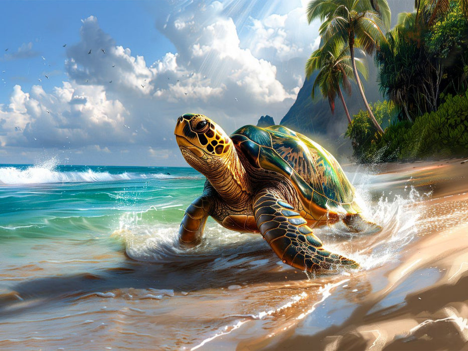 Flossen voraus ins Blaue - CALVENDO Foto-Puzzle'