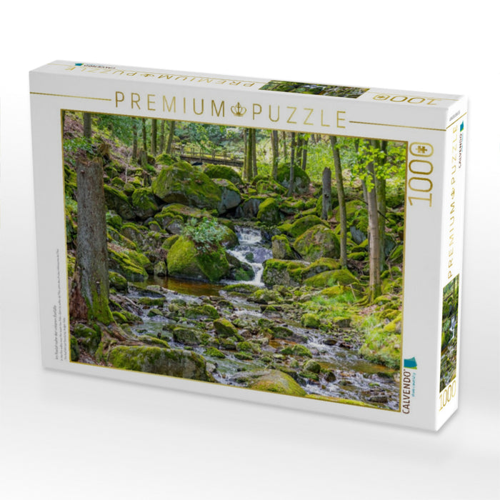 Im Ilsetal nahe der unteren Ilsefälle - CALVENDO Foto-Puzzle'