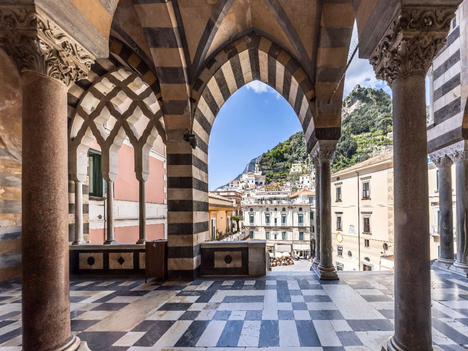 AMALFI Arkaden der Kathedrale Sant’Andrea - CALVENDO Foto-Puzzle'