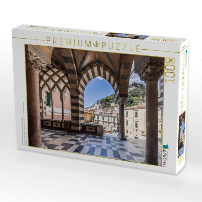 AMALFI Arkaden der Kathedrale Sant’Andrea - CALVENDO Foto-Puzzle'