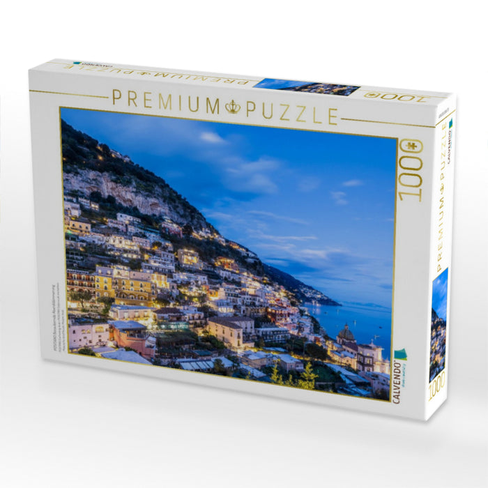 POSITANO Bezaubernde Abenddämmerung - CALVENDO Foto-Puzzle'