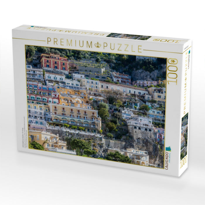 POSITANO Architektur im Hang - CALVENDO Foto-Puzzle'