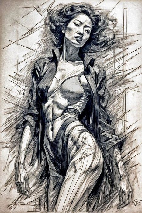 Premium Textil-Leinwand Sunni