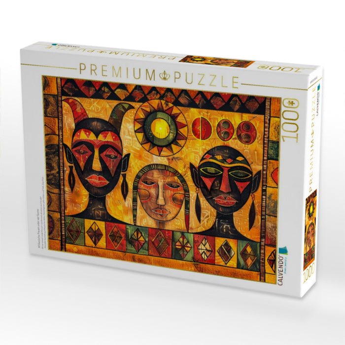 Afrikanische Frauen unter der Sonne - CALVENDO Foto-Puzzle'