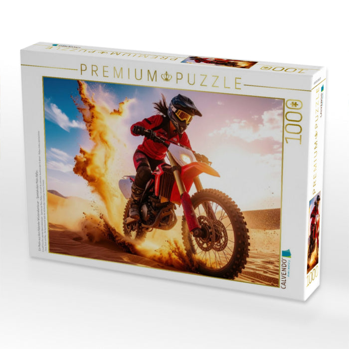 Ein Motiv aus dem Kalender Wüstenabenteuer - Spektakuläre Moto-Rallys - CALVENDO Foto-Puzzle'