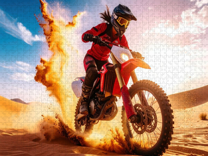 Ein Motiv aus dem Kalender Wüstenabenteuer - Spektakuläre Moto-Rallys - CALVENDO Foto-Puzzle'