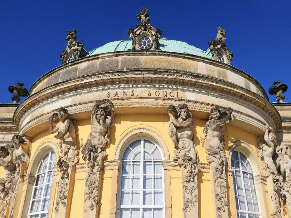 Schloss Sanssouci in Potsdam - CALVENDO Foto-Puzzle'