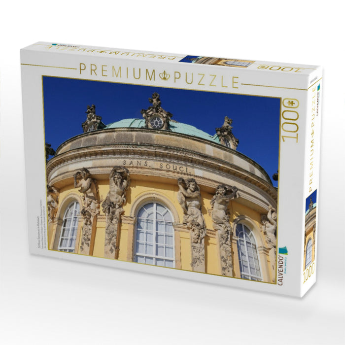 Schloss Sanssouci in Potsdam - CALVENDO Foto-Puzzle'