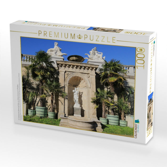 Im Sizilianischen Garten des Parks von Schloss Sanssouci in Potsdam - CALVENDO Foto-Puzzle'