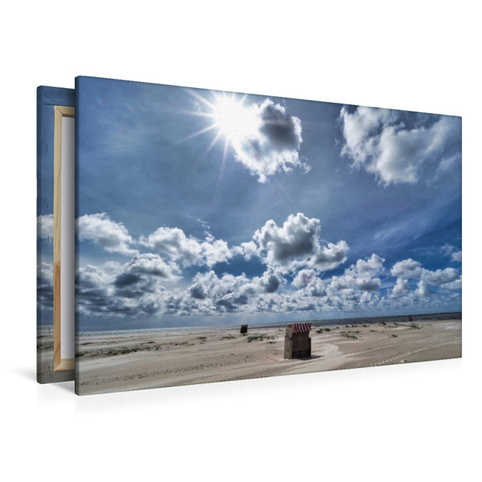 Premium Textil-Leinwand Ein Motiv aus dem Kalender Amrum einfach schön