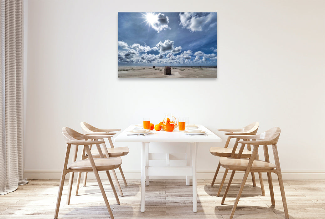 Premium Textil-Leinwand Ein Motiv aus dem Kalender Amrum einfach schön