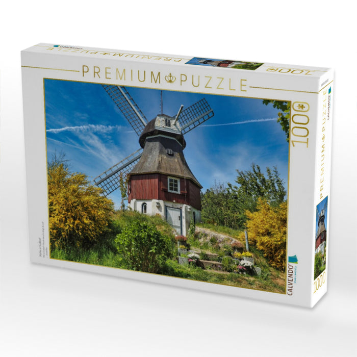 Mühle in Süddorf - CALVENDO Foto-Puzzle'