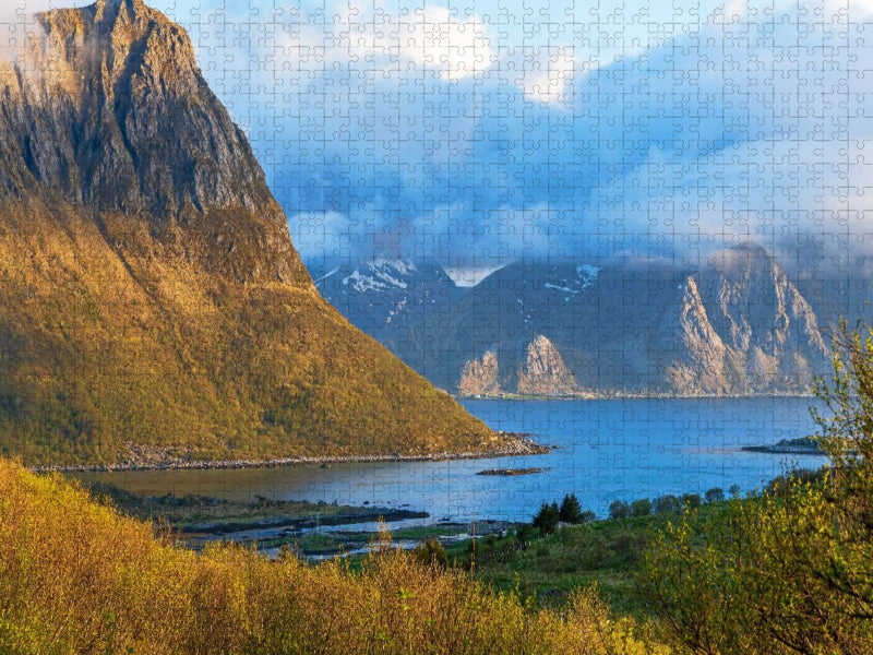 Panorama auf der Lofoteninsel Vestvågøya - CALVENDO Foto-Puzzle'