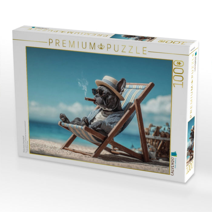 Pfoten hoch, Urlaub läuft! - CALVENDO Foto-Puzzle'
