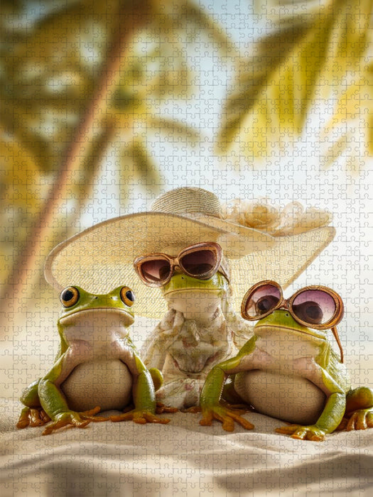 Ein Motiv aus dem Kalender Pfoten im Sand - CALVENDO Foto-Puzzle'