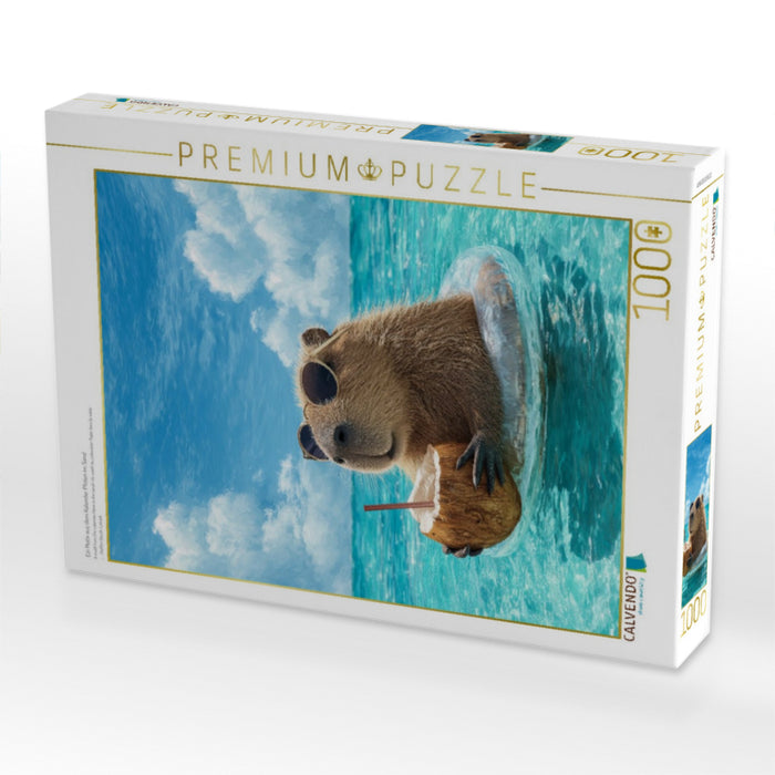 Ein Motiv aus dem Kalender Pfoten im Sand - CALVENDO Foto-Puzzle'