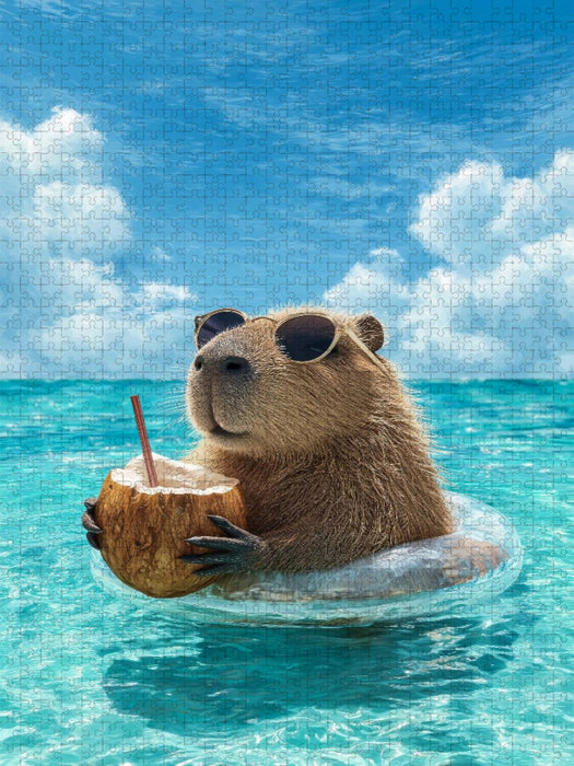 Ein Motiv aus dem Kalender Pfoten im Sand - CALVENDO Foto-Puzzle'
