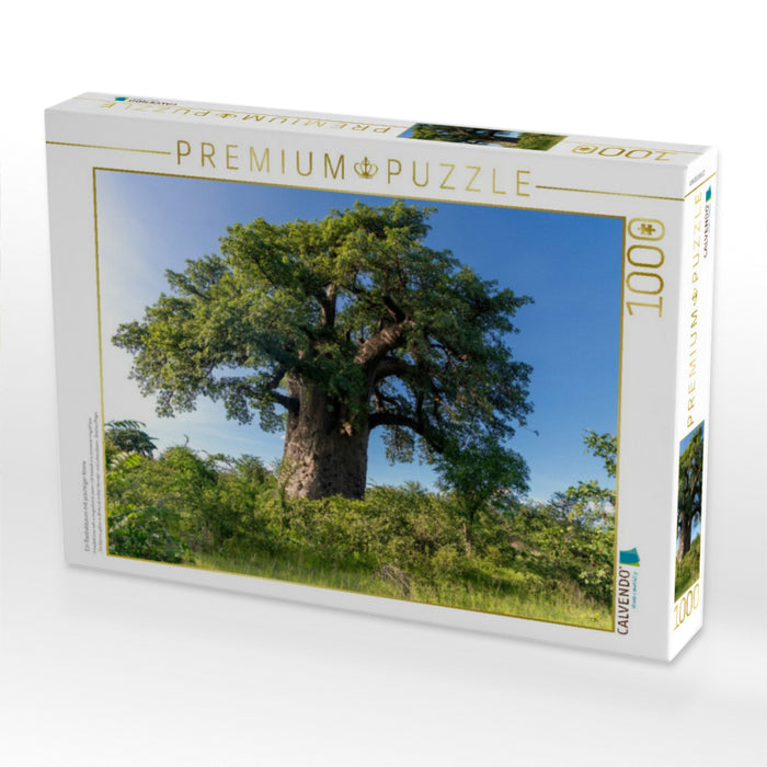 Ein Baobabbaum mit prächtiger Krone - CALVENDO Foto-Puzzle'