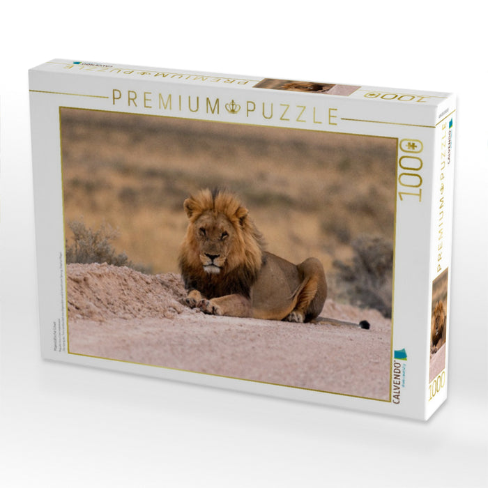 Majestätische Löwe - CALVENDO Foto-Puzzle'