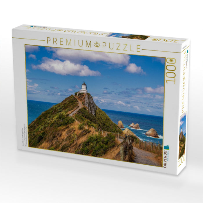 Leuchtturm am Nugget Point - CALVENDO Foto-Puzzle'