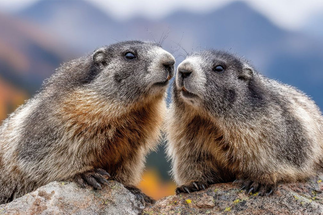 Premium Textil-Leinwand Wir gehören zusammen