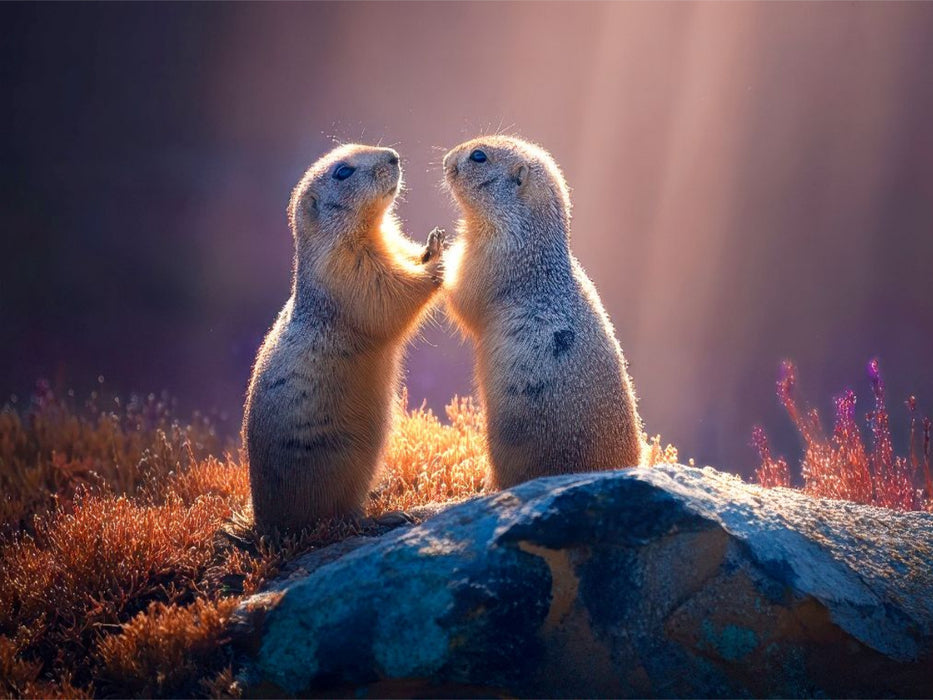 Zwei, die sich liebhaben - CALVENDO Foto-Puzzle'