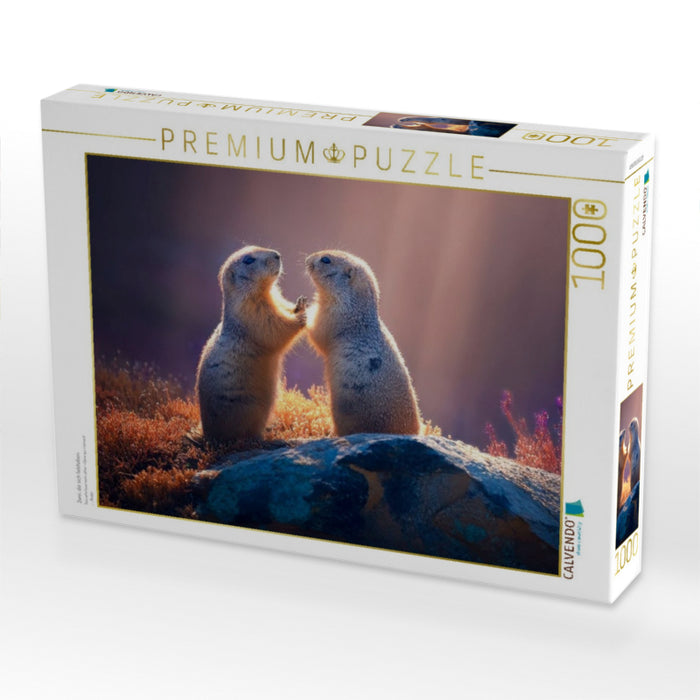 Zwei, die sich liebhaben - CALVENDO Foto-Puzzle'