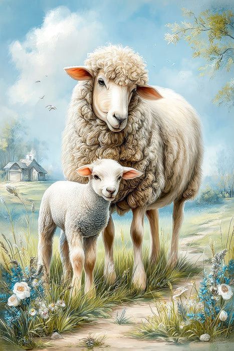 Premium Textil-Leinwand Ein bezaubernder Anblick