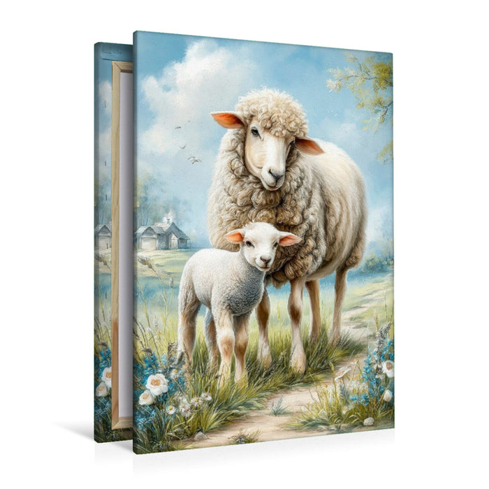 Premium Textil-Leinwand Ein bezaubernder Anblick