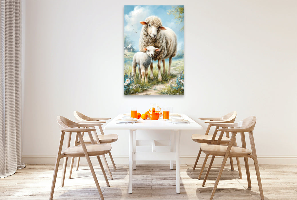 Premium Textil-Leinwand Ein bezaubernder Anblick