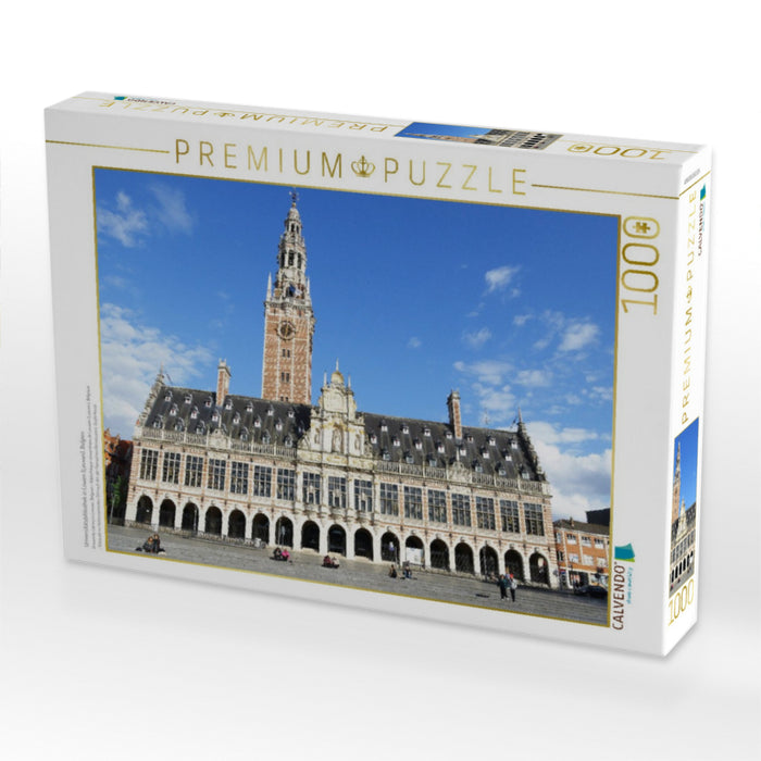 Universitätsbibliothek in Löwen (Leuven), Belgien - CALVENDO Foto-Puzzle'