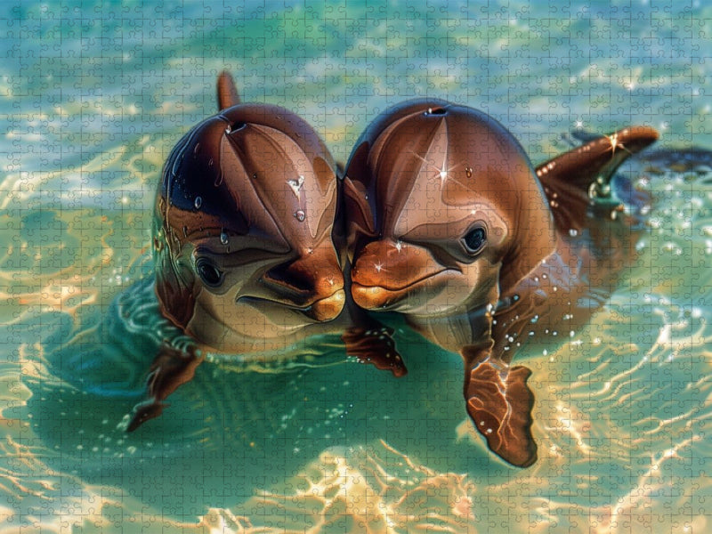 Ein Motiv aus dem Kalender Delfinglück - CALVENDO Foto-Puzzle'