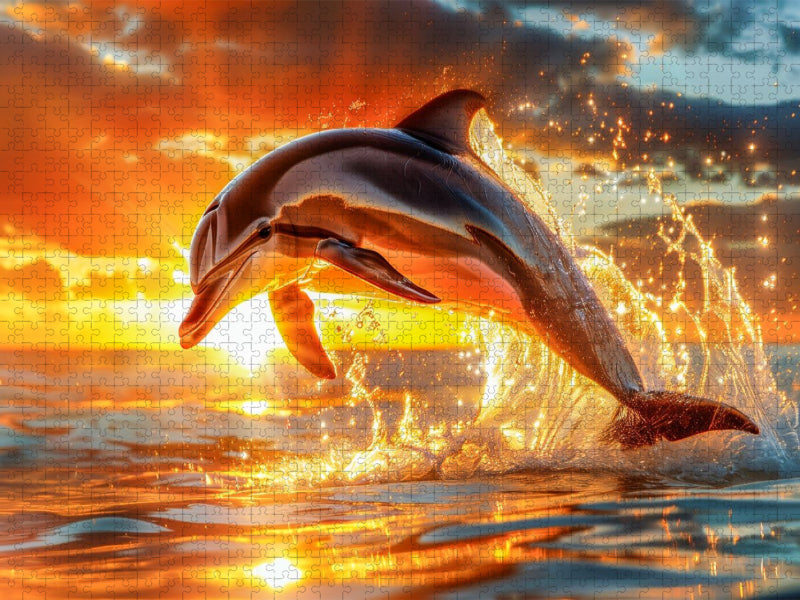 Wellenreiten? Ich nenn’s Dienstag - CALVENDO Foto-Puzzle'