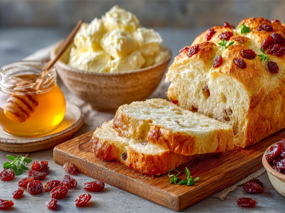 Mmmh, süß, saftig, für Genießer - Rosinenbrot - CALVENDO Foto-Puzzle'