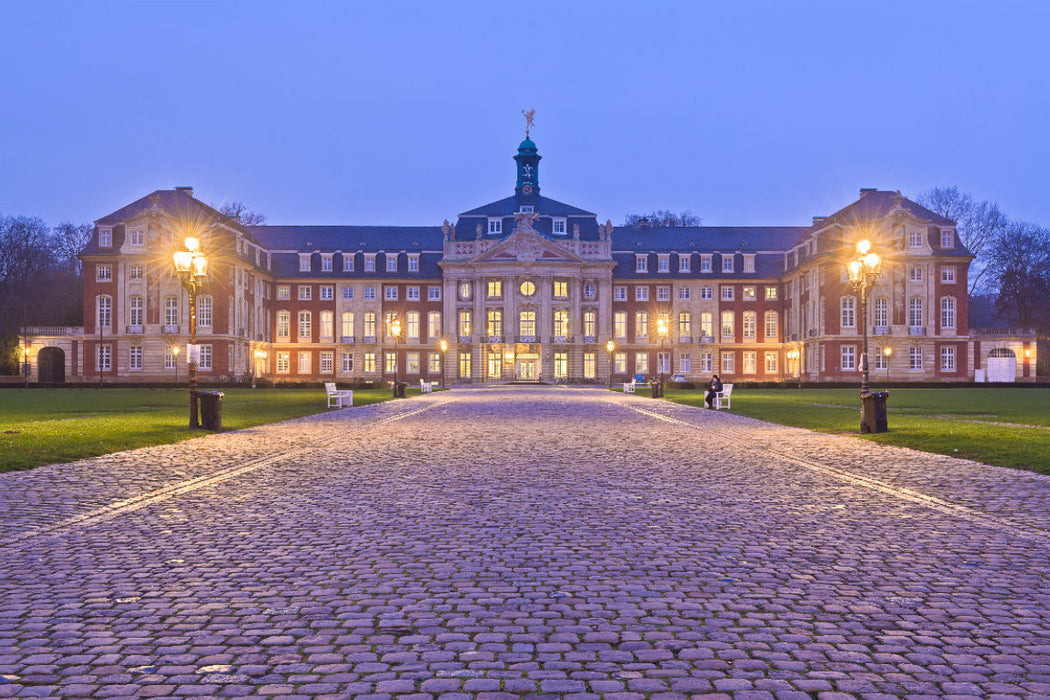 Premium Textil-Leinwand Schloss Münster