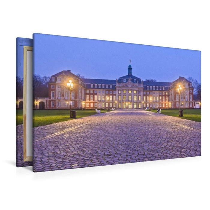 Premium Textil-Leinwand Schloss Münster